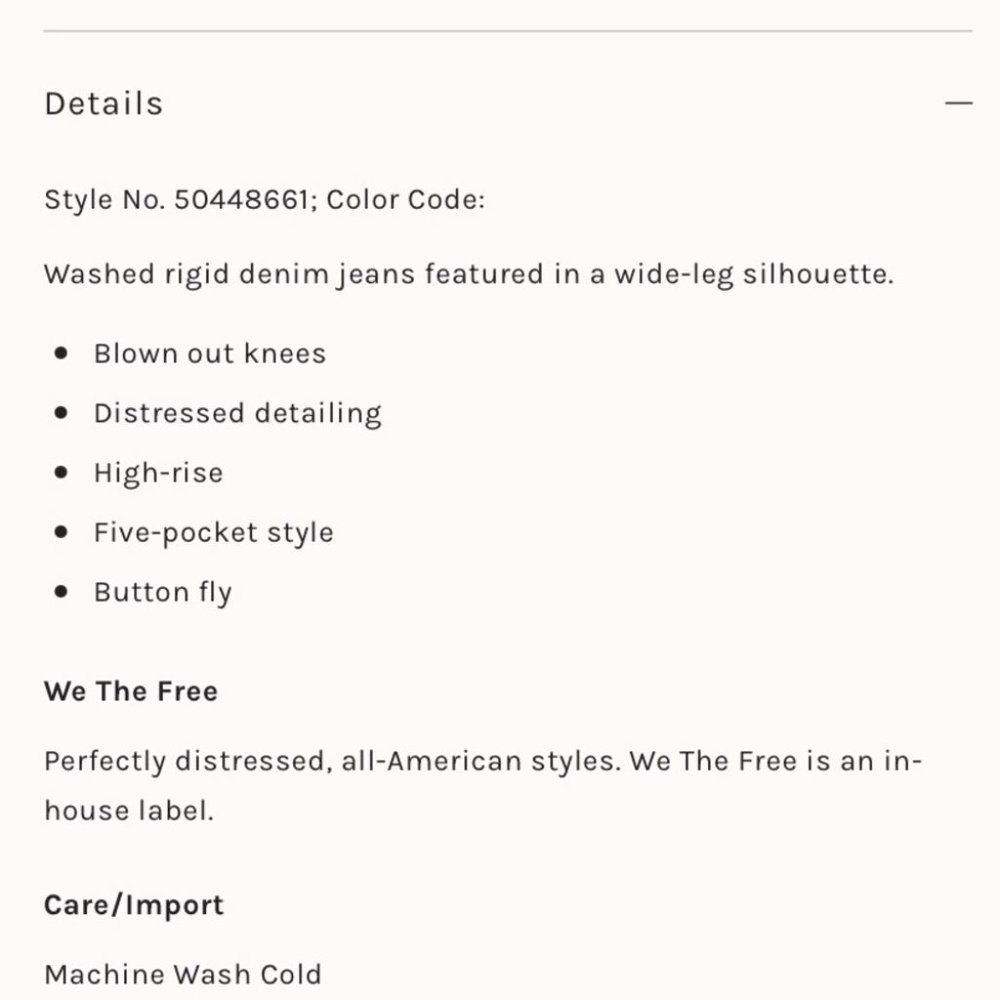 Free People WideLeg Jeans - Picture 4 of 11